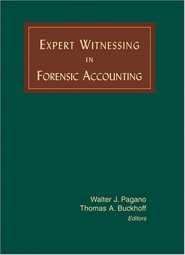 Stock image for Expert Witnessing in Forensic Accounting for sale by SecondSale