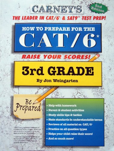 Beispielbild fr How to Prepare for the CAT/6 3rd Grade zum Verkauf von Better World Books