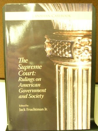 Imagen de archivo de The Supreme Court: Rulings on American Government and Society a la venta por HPB-Red