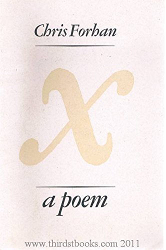 Stock image for X: A poem for sale by Arundel Books