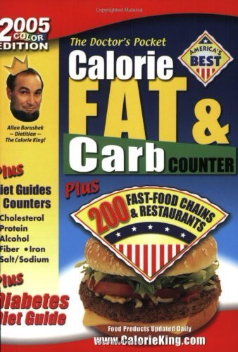 Imagen de archivo de The Doctor's Pocket Calorie, Fat & Carb Counter a la venta por Gulf Coast Books