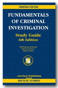 9781930466685: Fundamentals of Criminal Investigation (promotional sudy guide)
