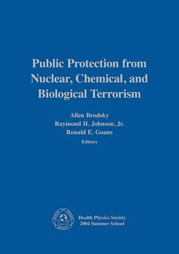 Stock image for Public Protection from Nuclear, Chemical, and Biological Terrorism: Health Physics Society 2004 Summer School by Allen Brodsky (2004) Hardcover for sale by Wonder Book
