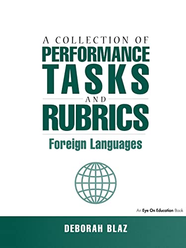 Imagen de archivo de Collections of Performance Tasks Rubrics: Foreign Languages a la venta por Goodwill Books