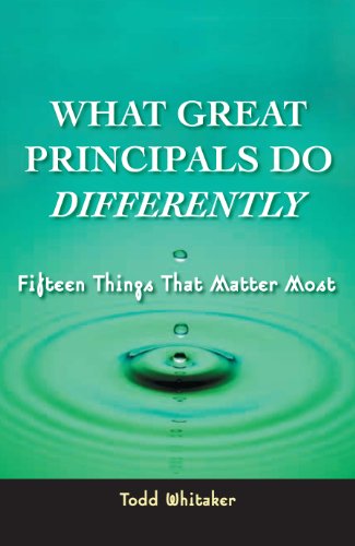 Beispielbild fr What Great Principals Do Differently: 15 Things That Matter Most zum Verkauf von Gulf Coast Books