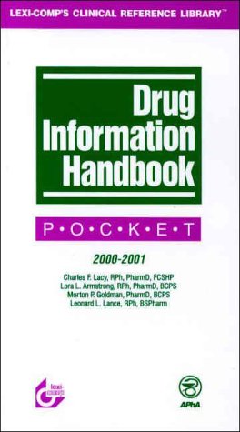 Stock image for Drug Information Handbook: Pocket, 2000-2001 for sale by BOOKWEST