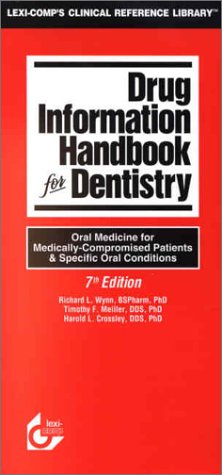 Beispielbild fr Drug Information Handbook for Dentistry, 2001-2002 zum Verkauf von HPB-Ruby