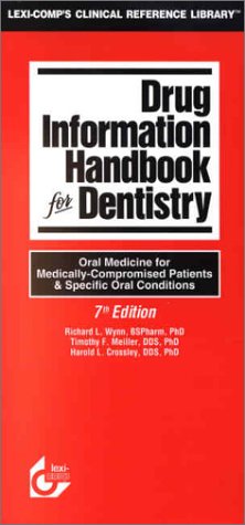 Stock image for Drug Information Handbook for Dentistry, 2001-2002 for sale by HPB-Ruby