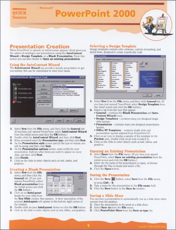 Stock image for Microsoft PowerPoint 2000 Quic for sale by SecondSale