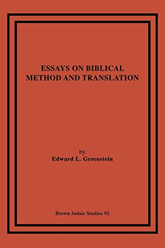 Stock image for Essays on Biblical Method and Translation for sale by Chiron Media