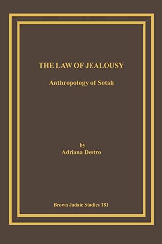 9781930675605: The Law of Jealousy: The Anthropology of Sotah