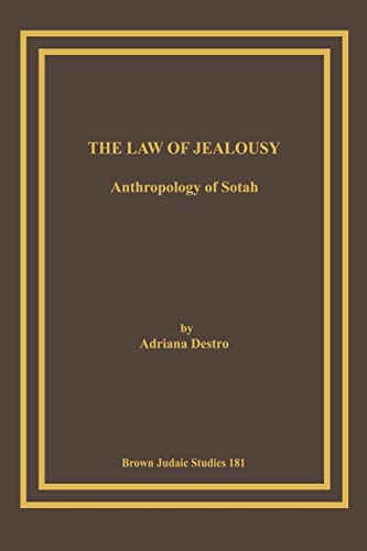 9781930675605: The Law of Jealousy: Anthropology of Sotah