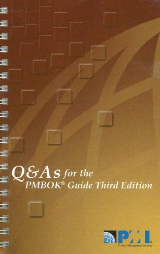 Stock image for Q & As for the PMBOK Guide for sale by Wonder Book