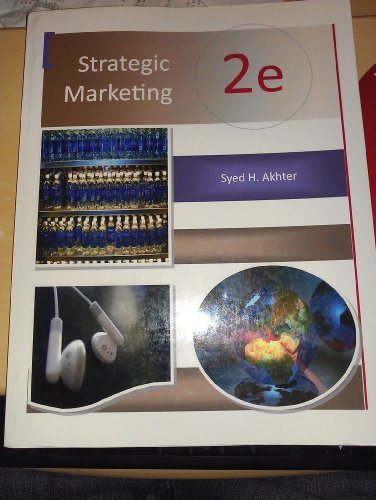 Stock image for Strategic Marketing 2e for sale by Bulrushed Books