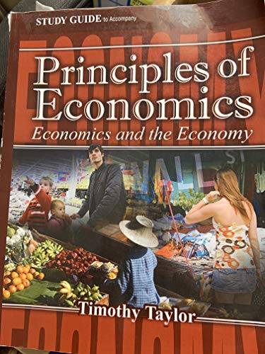 Imagen de archivo de Study Guide to Accompany Principles of Economics: Economics and the Economy a la venta por Open Books