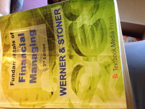 Beispielbild fr Fundamentals of Financial Managing 3rd edition zum Verkauf von Better World Books