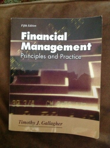 Beispielbild fr Financial Management Principles and Practice zum Verkauf von ThriftBooks-Atlanta