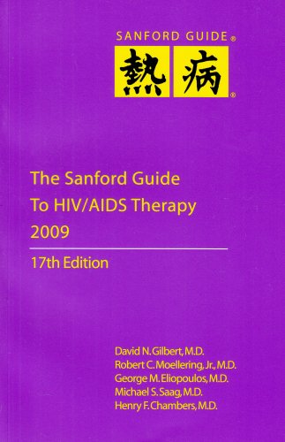 Imagen de archivo de The Sanford Guide to HIV/AIDS Therapy 2009 a la venta por HPB-Red