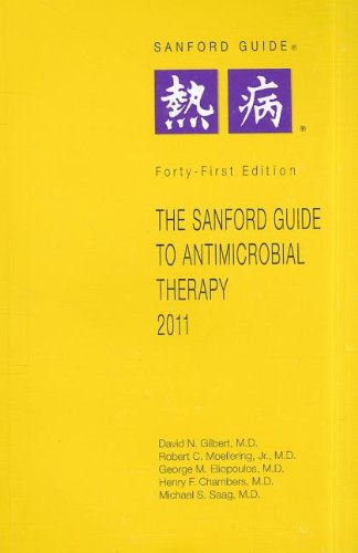 Imagen de archivo de The Sanford Guide to Antimicrobial Therapy 2011 a la venta por SecondSale