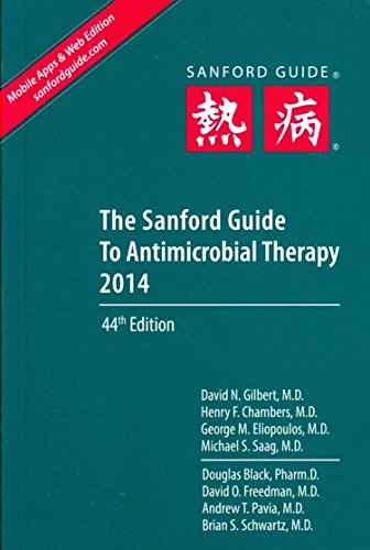 Stock image for The Sanford Guide to Antimicrobial Therapy 2014 for sale by Books of the Smoky Mountains