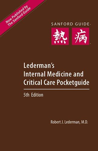 Stock image for Lederman's Internal Medicine and Critical Care Pocketguide (Lederman's Internal Medicine & Critical Care Pocketguide) for sale by HPB-Red