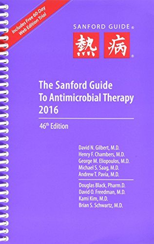 Imagen de archivo de Sanford Guide to Antimicrobial Therapy 2016 (Spiral Edition) a la venta por ThriftBooks-Dallas