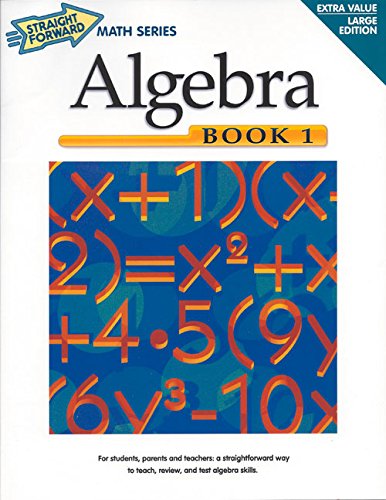 Beispielbild fr Algebra (Straight Forward Math Series/Book 1) zum Verkauf von Wonder Book