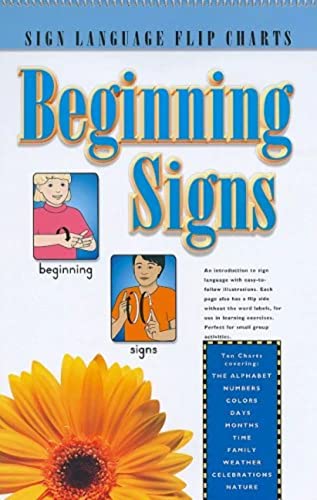 Beginning Signs, Sign Language Flip Chart (GP134) (9781930820340) by Jane Schneider