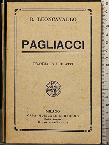 9781930841154: PAGLIACCI