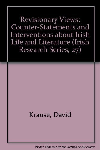 Beispielbild fr Reversionary Views: Some Counter Statements About Irish Life and Literature (Irish Research Series, 27) zum Verkauf von Books From California