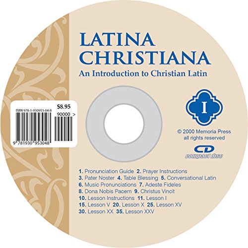Latina Christiana I, Pronunciation CD (9781930953048) by Cheryl Lowe