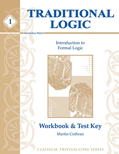 Beispielbild fr Traditional Logic I Answer Key Vol. I : Introduction to Formal Logic zum Verkauf von Better World Books