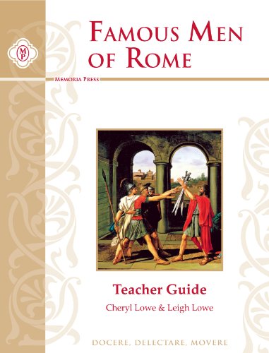 Imagen de archivo de Famous Men of Rome, Teacher Guide a la venta por KuleliBooks