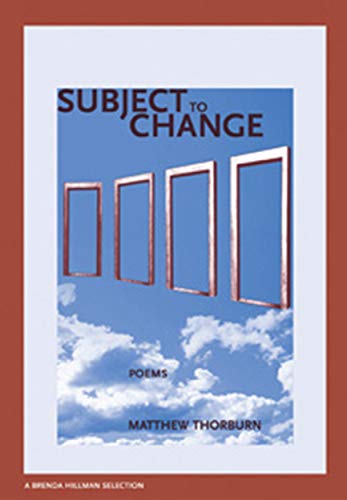 Stock image for Subject to Change (New Issues Poetry & Prose) for sale by HPB Inc.