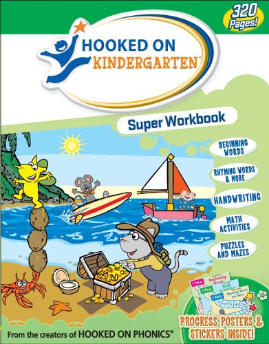9781931020732: Hooked on Phonics Beginning Words: Kindergarten: Super Workbook