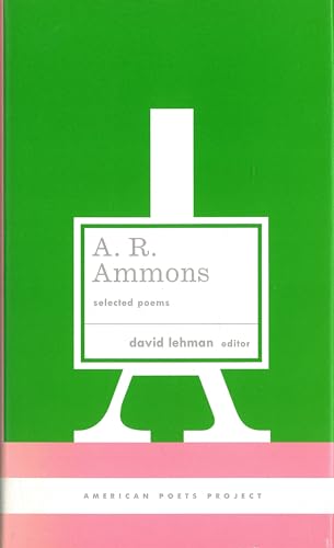 Selected poems - A. R. Ammons; David Lehman, editor