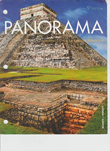 Stock image for Panorama Introduccion a la lengua espanola for sale by GF Books, Inc.
