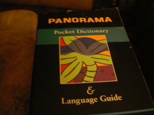 Imagen de archivo de Panorama Pocket Dictionary & Language Guide a la venta por Wonder Book