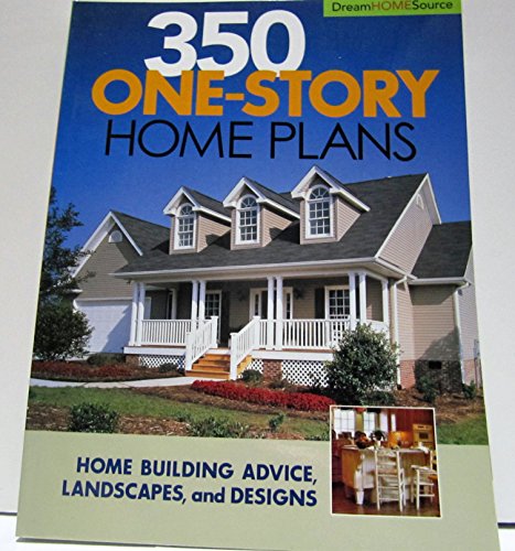 Beispielbild fr 350 One-Story Home Plans zum Verkauf von Better World Books