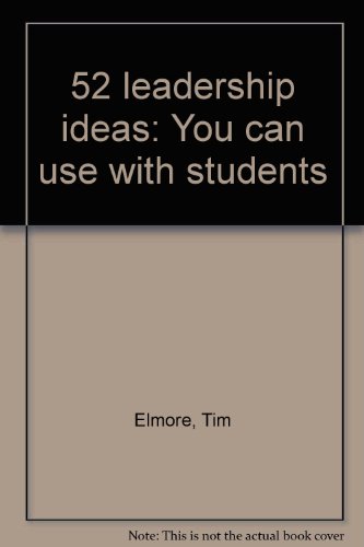 Beispielbild fr 52 leadership ideas: You can use with students zum Verkauf von GreatBookPrices