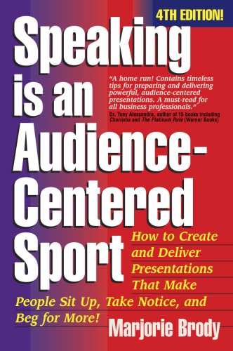 Stock image for Speaking is an Audience-Centered Sport for sale by SecondSale