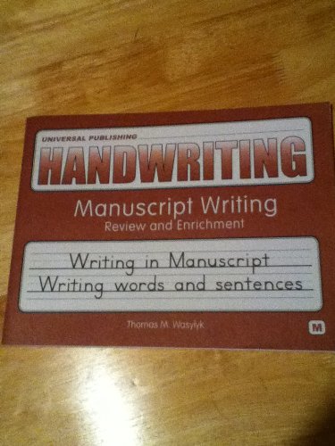 9781931181037: Handwriting: We Write Our Book M