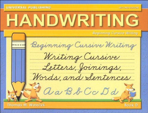 Stock image for Handwriting Book D: Beginning Cursive Writing (Grade 3) for sale by ThriftBooks-Atlanta