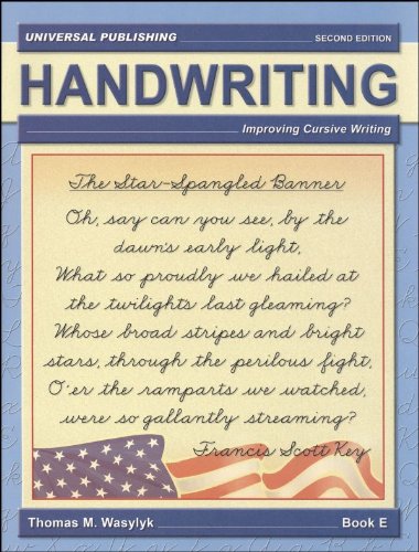 Stock image for Cursive Writing-Book E, 2nd Edition Grade 4 for sale by Bookmonger.Ltd