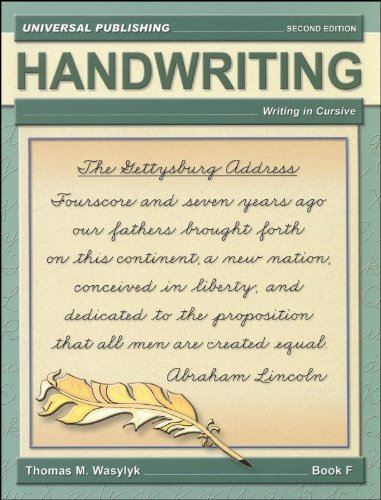 Beispielbild fr Handwriting: Writing in Cursive (Universal Publishing) (Universal Publishing) zum Verkauf von Irish Booksellers