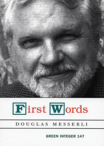 Imagen de archivo de First Words (Green Integer) a la venta por Wonder Book