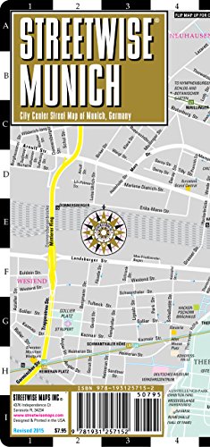 Imagen de archivo de Streetwise Munich Map - Laminated City Center Street Map of Munich, Germany - Folding pocket size travel map with metro map including S-Bahn & U-Bahn a la venta por savehere619