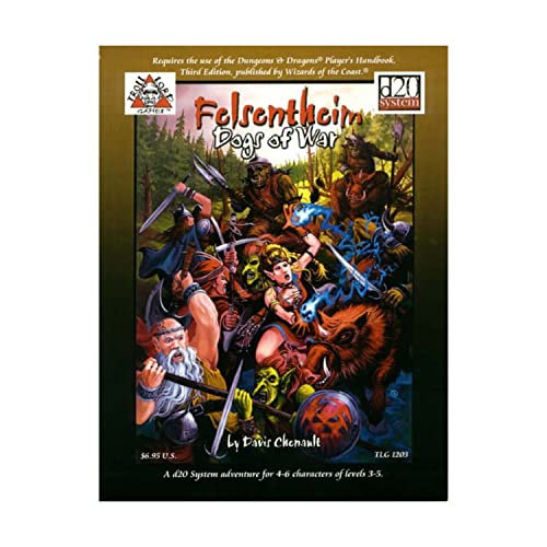 Stock image for Felsentheim Dogs Of War (d20) for sale by Black and Read Books, Music & Games