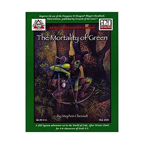 Imagen de archivo de Mortality of Green, The (Fantasy Adventures (Troll Lord Games) (d20)) a la venta por Noble Knight Games