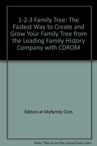 Beispielbild fr 1-2-3 Family Tree (1st Edition) : The Fastest Way to Create and Grow Your Family Tree zum Verkauf von Better World Books: West